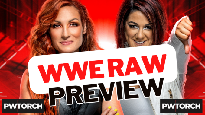 WWE RAW PREVIEW 2/6: Becky Lynch vs. Bayley Steel Cage Match, Elimination  Chamber qualifiers, more
